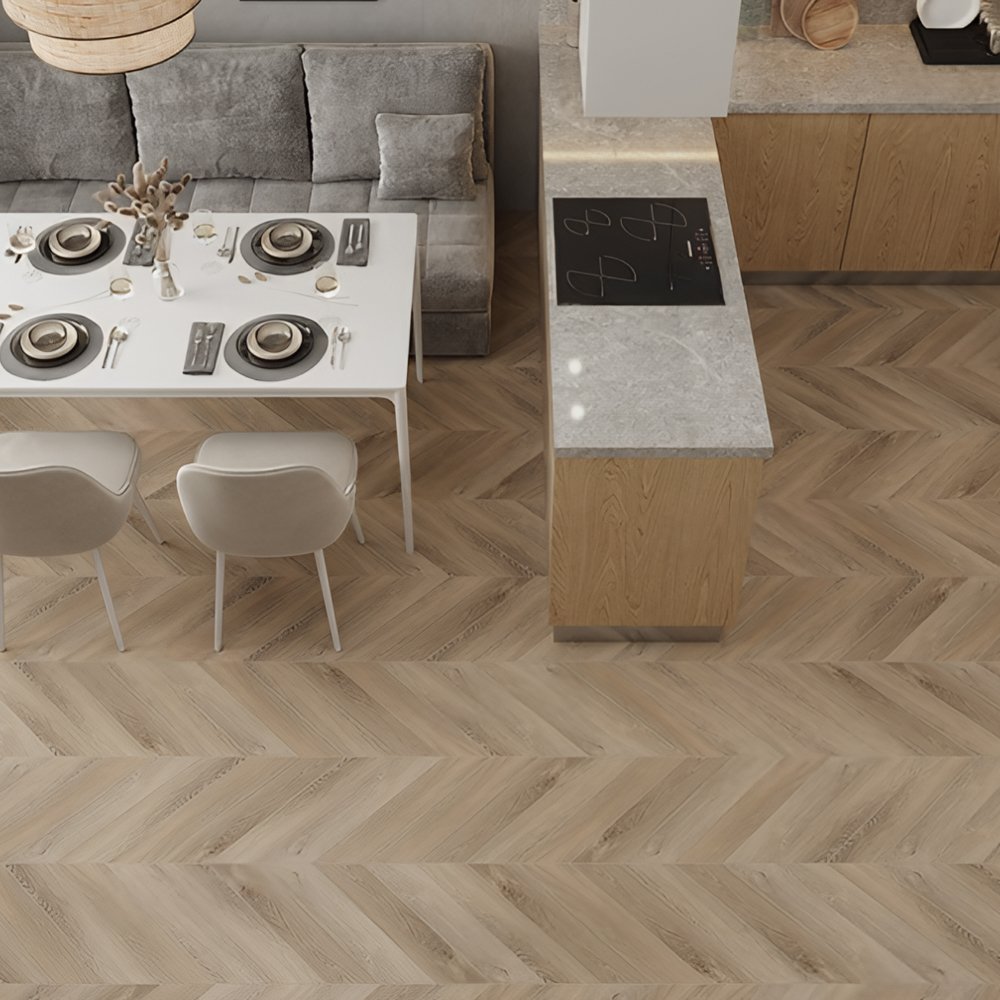 Ламинат ПВХ Alpine Floor Дуб Синистра Chevron LVT ECO 20-6***
