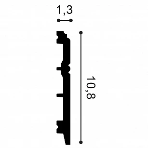 Плинтус из дюрополимера Orac Decor SX105F 2000х108х13 текстура