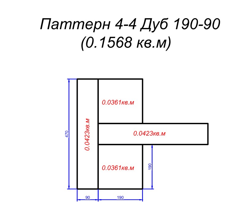 Инженерная доска Lab Arte Pattern 4/4 Дуб Натур лак 190/90*14/3.5мм