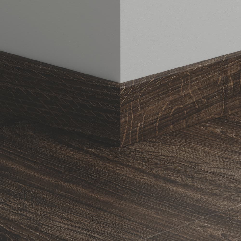 Плинтус ПВХ прямой для LVT Pergo PGVSK40091 Дуб сити черный 2400х12х58