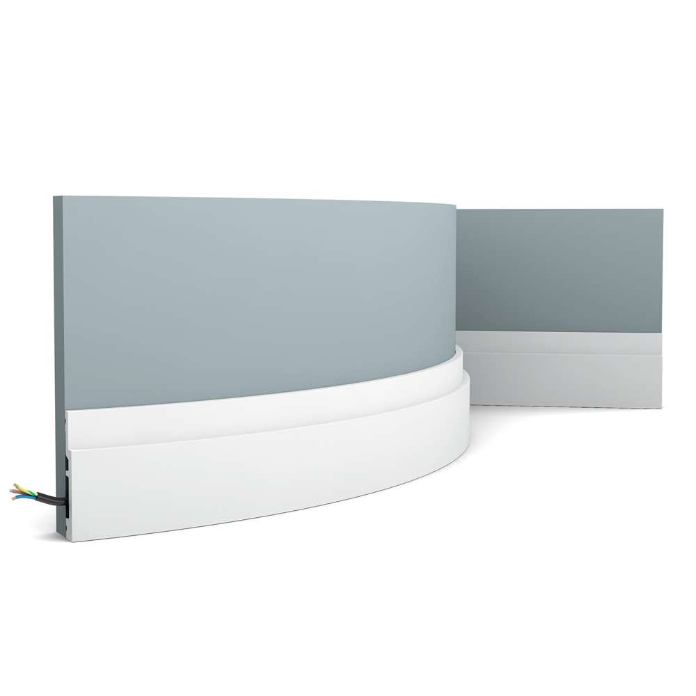 Плинтус Orac Decor SX187F гибкий 2000x75x12