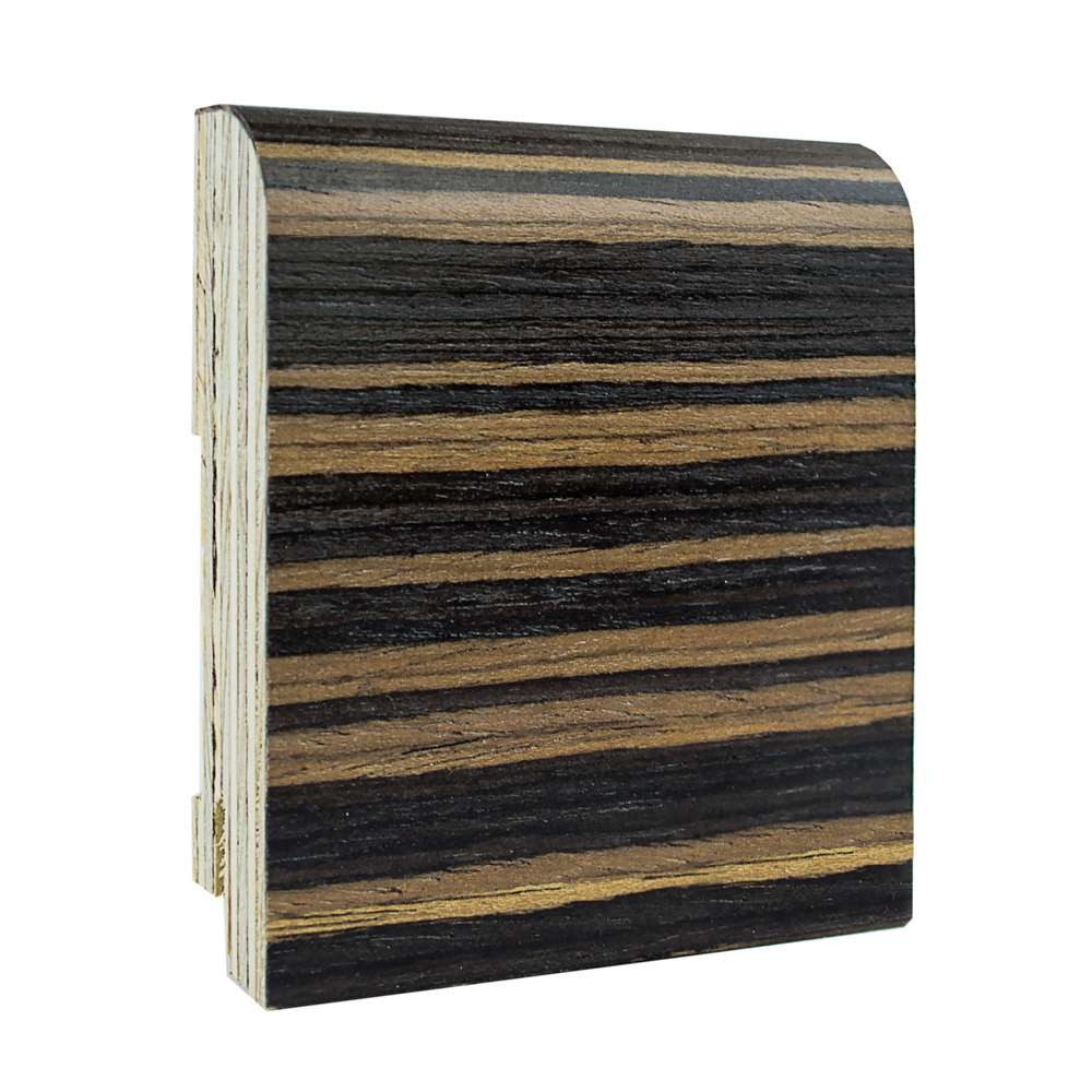 Плинтус шпонированный натур. Finitura Decor 70*15*2400 эбен