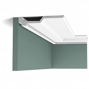 Плинтус из дюрополимера Orac Decor потолочный карниз C354 2000x40x215 в интерьере