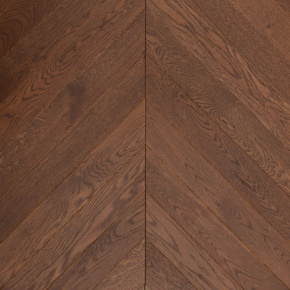 Паркет Елка Французская Lab Arte Chevron Дуб Селект Табак лак 600/510х90х14/3/45° в интерьере